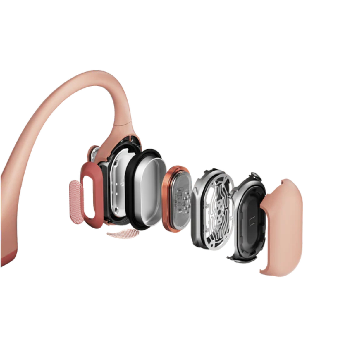 Shokz OpenRun Pro Wireless Bone Conduction Sports Headphone, Pink