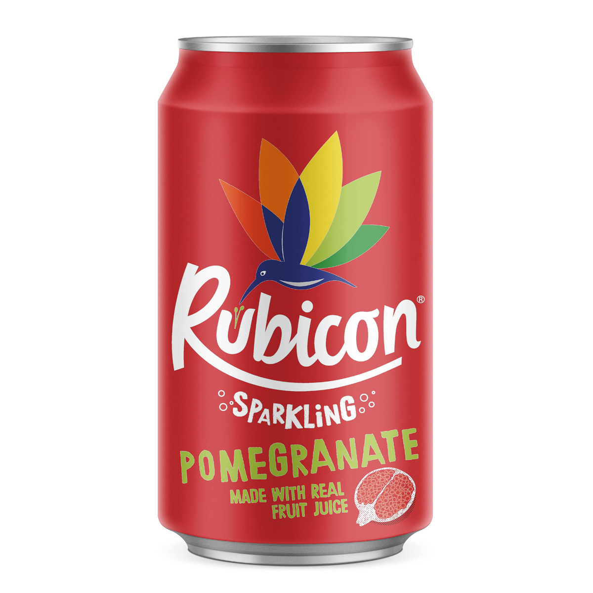 Buy Rubicon Sparkling Pomegranate 330 ml Online at Best Price | Canned Fruit Drink | Lulu Kuwait in Kuwait