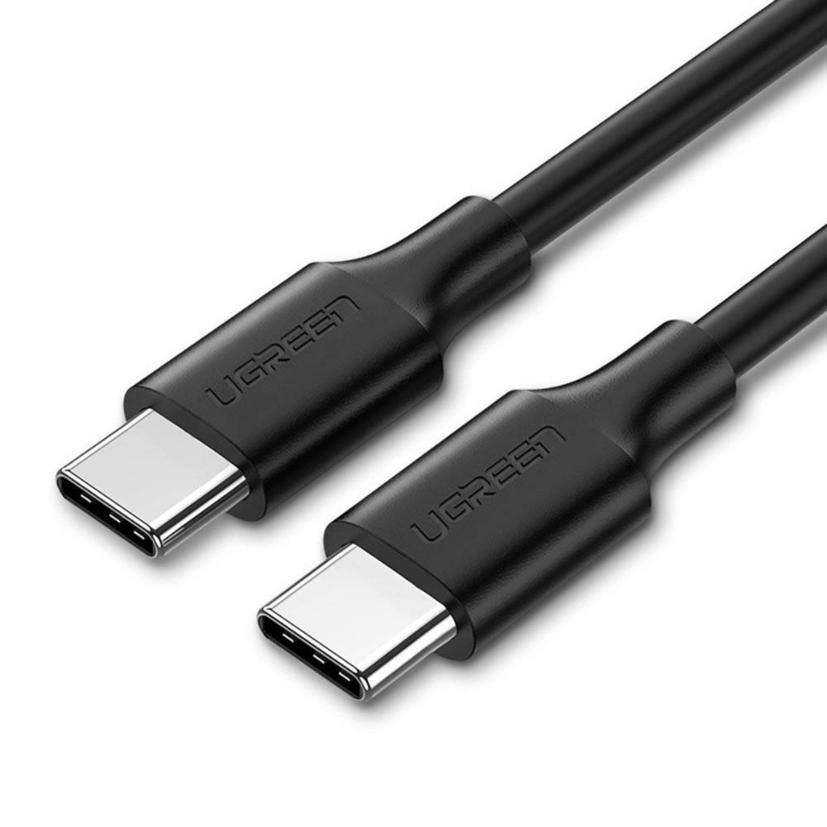 Ugreen USB 2.0 Type C to Type C Nikel Plating Cable, 3A, 3 m, Black, US2863M