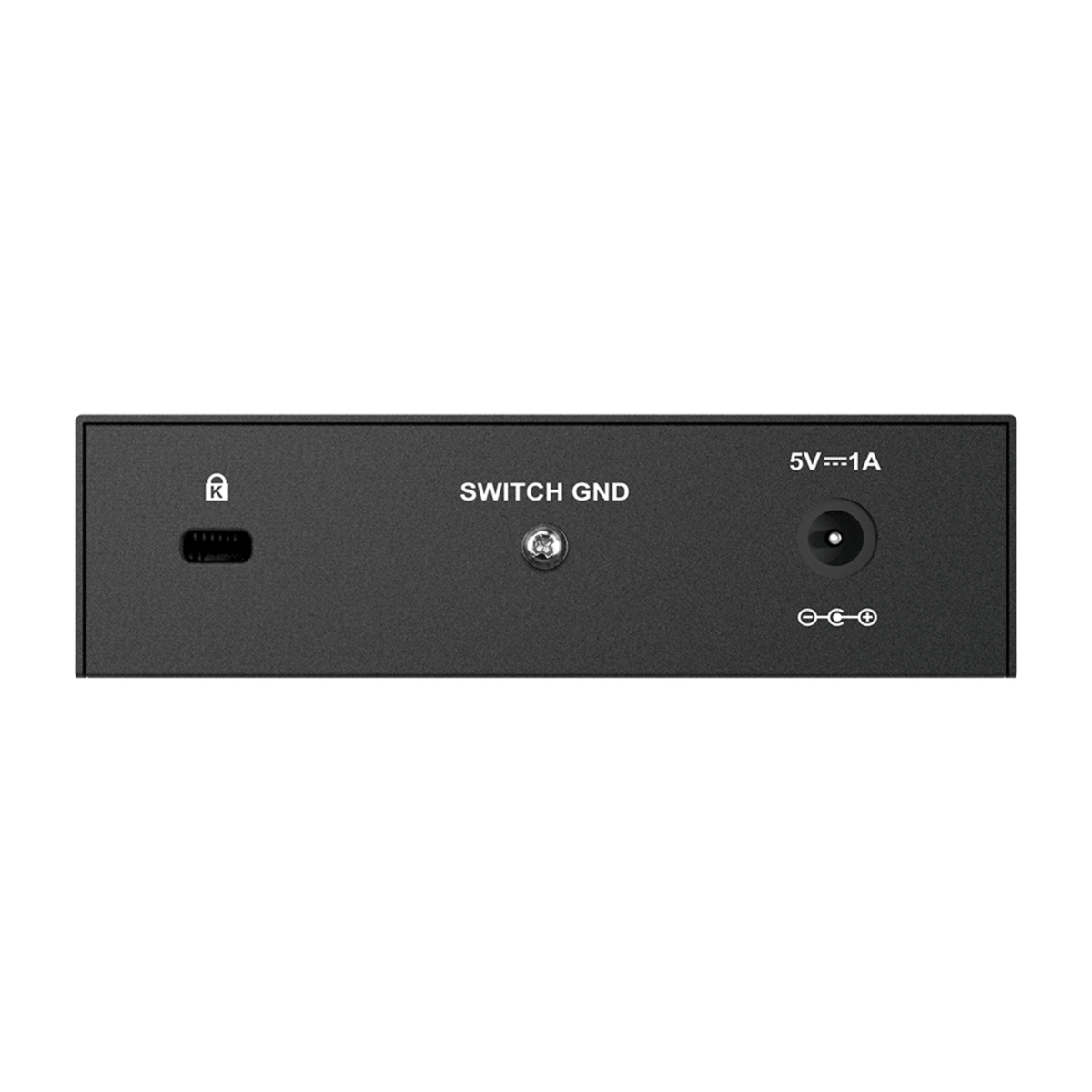D-Link 5-Port Unmanaged Gigabit Metal Desktop Switch, Black, DGS-105
