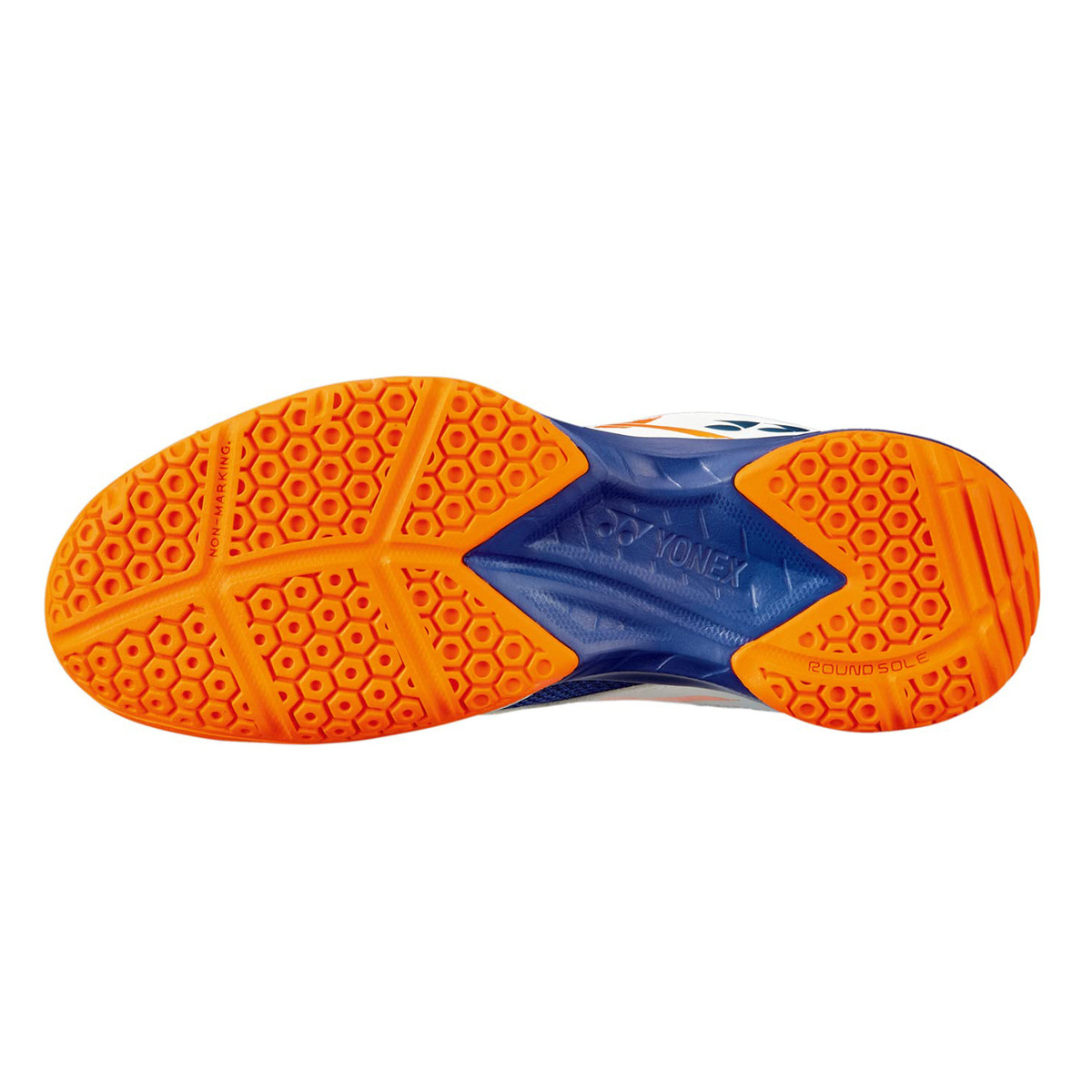 يونيكس حذاء تنس الريشة للرجال، SHB39EX، أبيض/برتقالي، 40