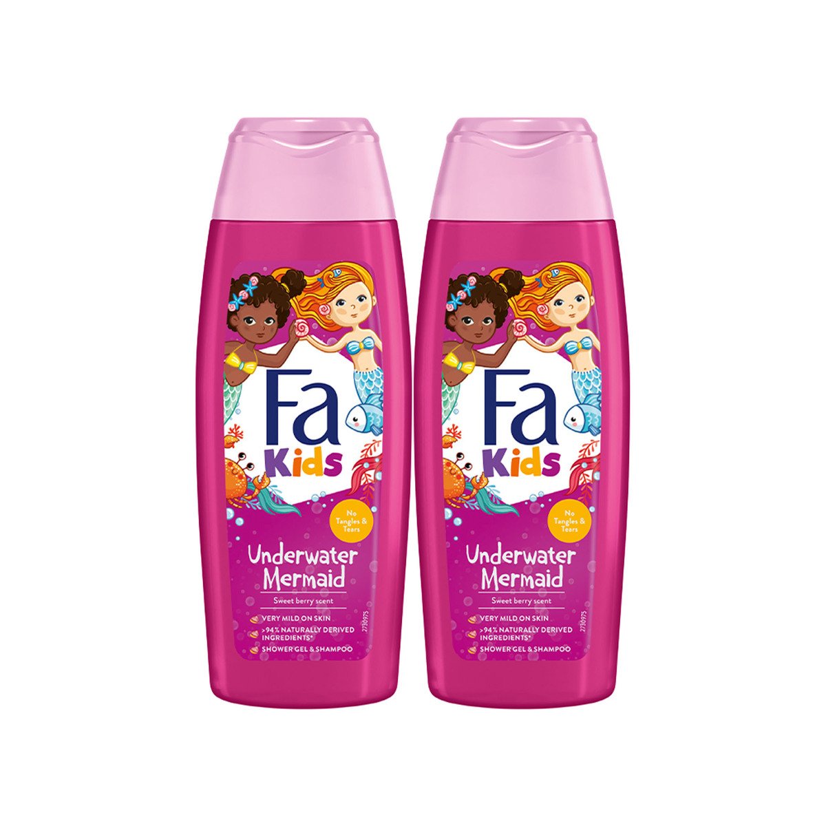 Buy Fa Kids Underwater Mermaid Shower Gel & Shampoo 2 x 250 ml Online at Best Price | Baby Bath | Lulu Kuwait in UAE