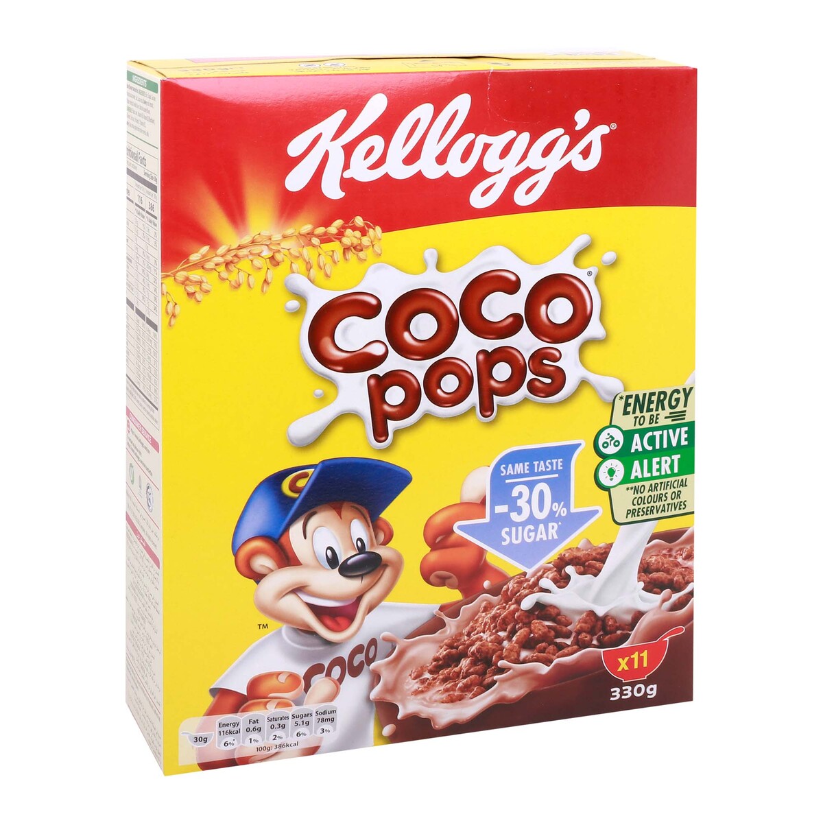Kellogg’s Coco Pops with 30% Less Sugar 330 g