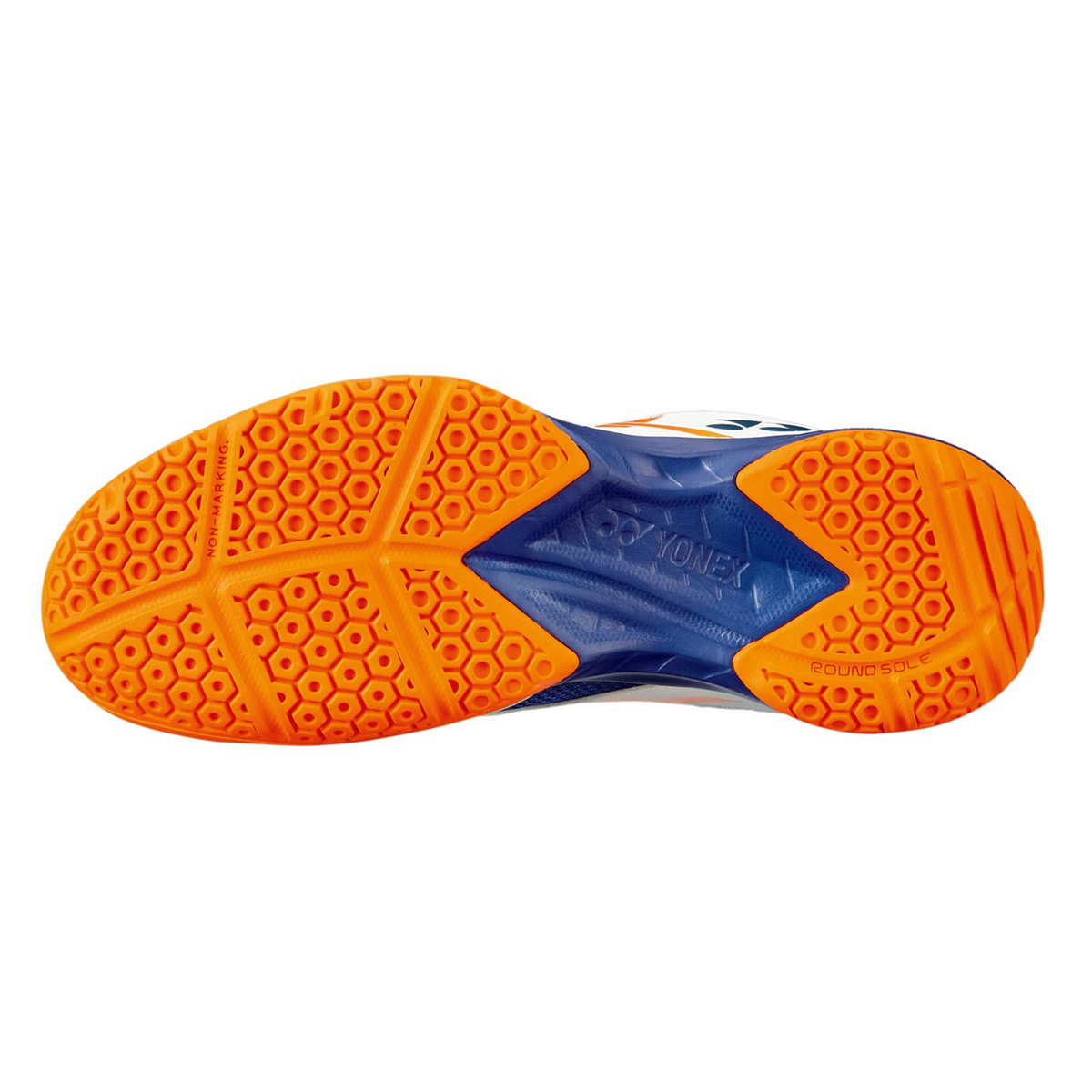 يونيكس حذاء تنس الريشة للرجال، SHB39EX، أبيض/برتقالي، 41