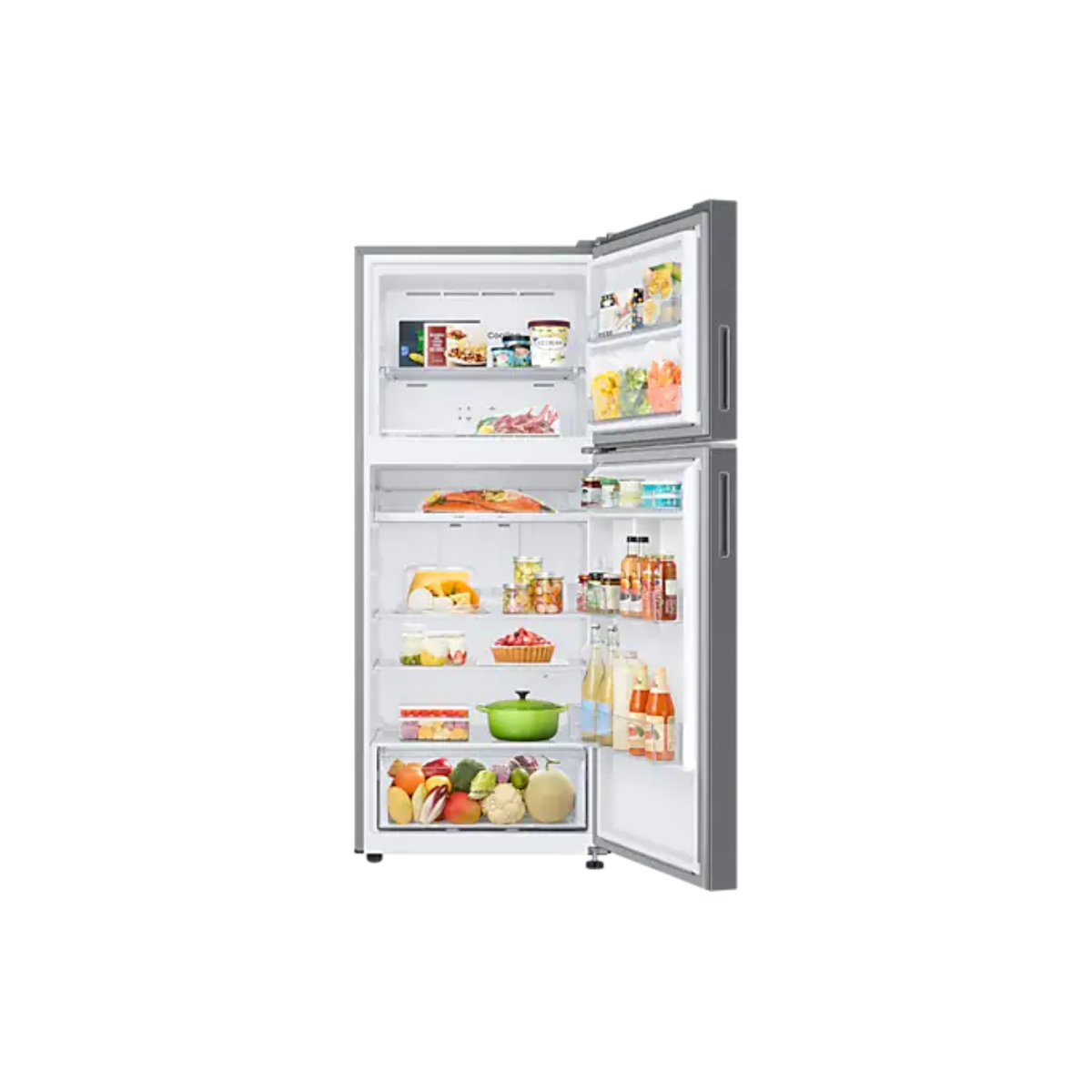 Samsung Double Door Refrigerator with Optimal Fresh+, 388 L, Refined Inox, RT38CG6404S9AE