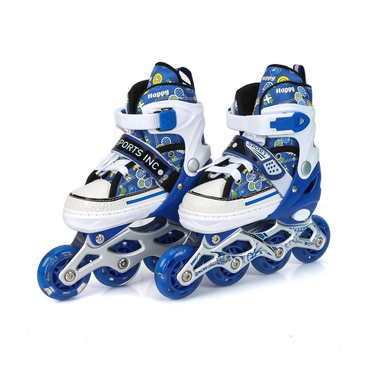 Sports Inc Inline Skate Shoe, 129B, Assorted Colors, Large, Size 39-43