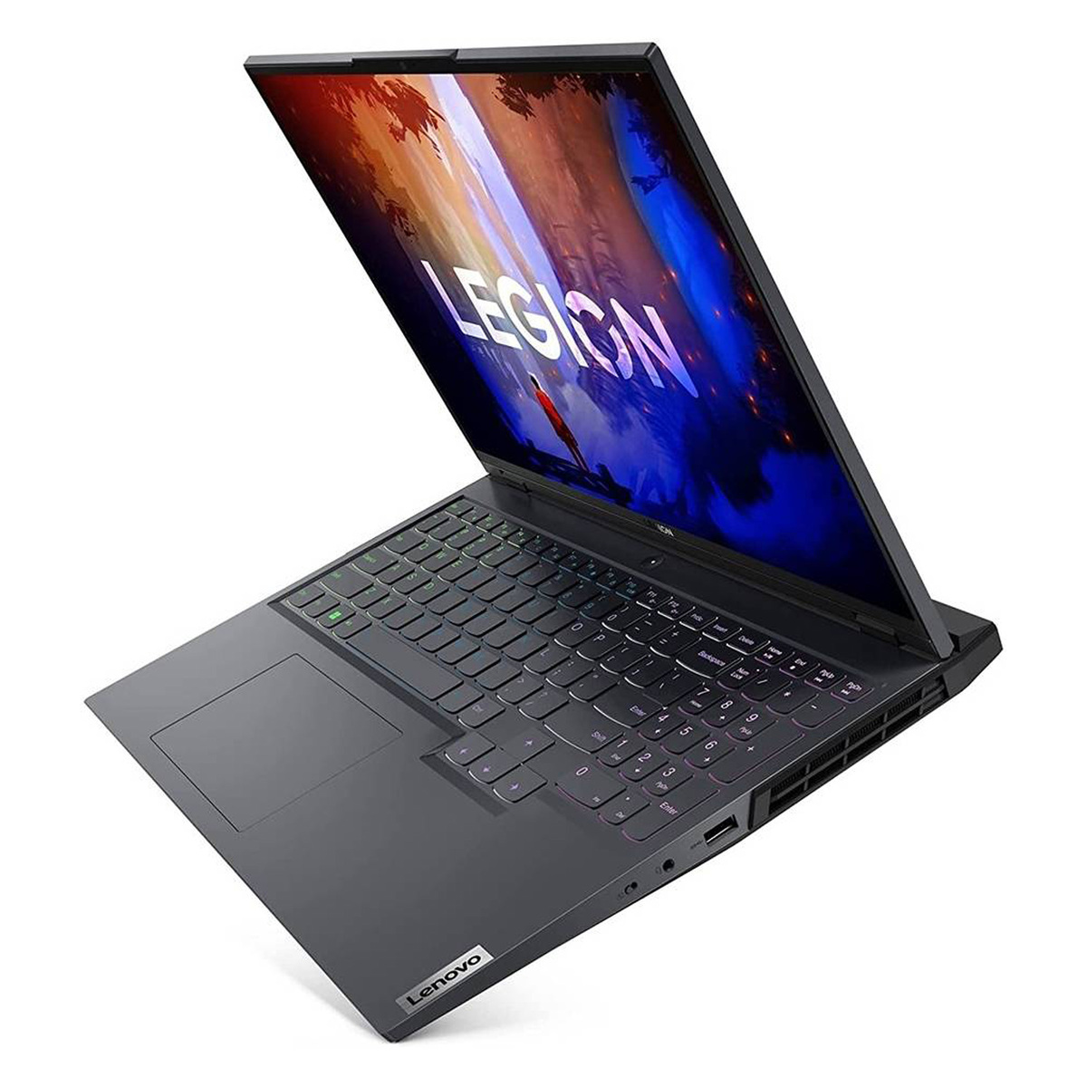Lenovo Legion 5 Pro 16ARH7H Laptop, 16 '', WQXGA Display, AMD Ryzen 9 6900HX, NVIDIA GeForce RTX 3070 Ti 8GB GDDR6, Windows 11 Home, 32 GB RAM, 1 TB, Storm Grey, 82RG0098AX