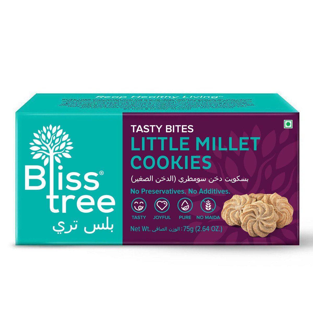 Bliss Tree Little Millet Cookies 75 g