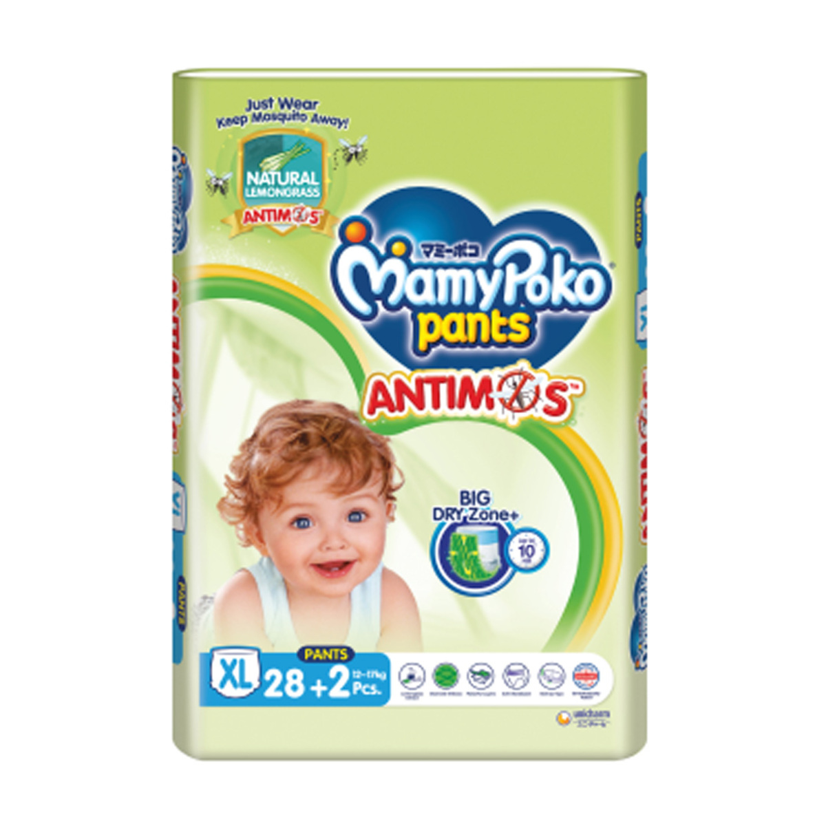 Mamy Poko Antimos Pants XL 28+2Pcs