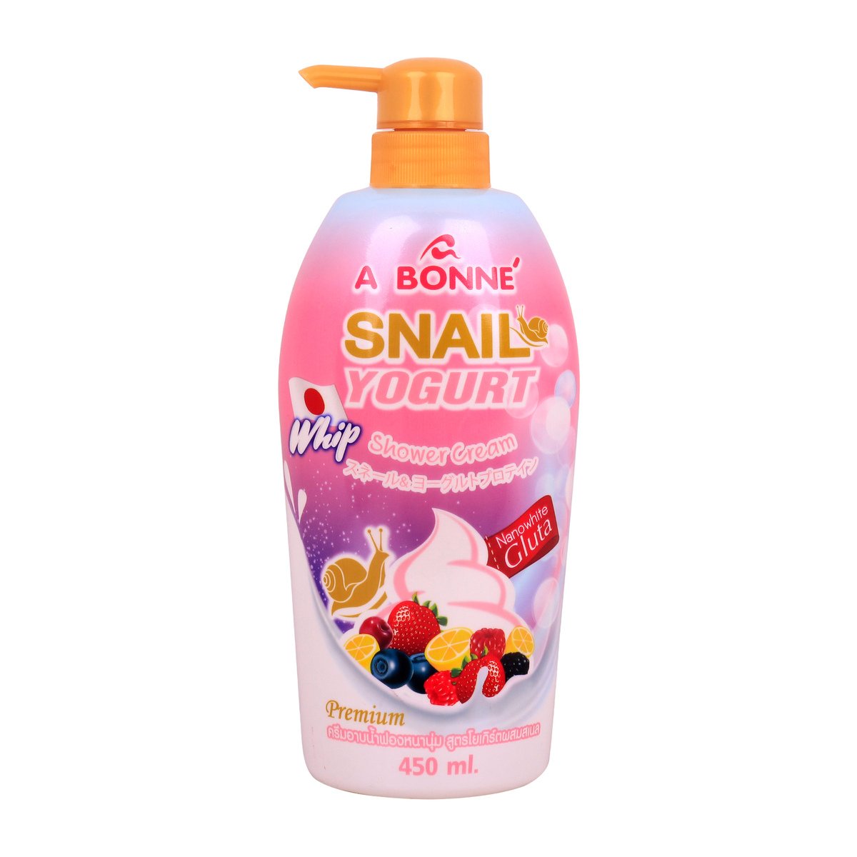 A Bonne Snail Yogurt Whip Shower Cream 450 ml