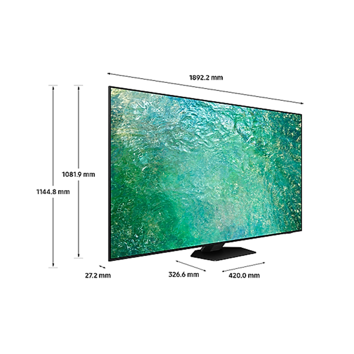 Samsung 85 Inches Series 8 4K Smart QLED TV, Black, QA85QN85CAUXZN