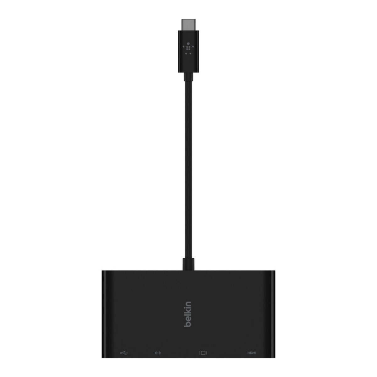 Belkin Usb-c 10cm Cable To Hdmi, Vga, Dvi And Displayport - Black
