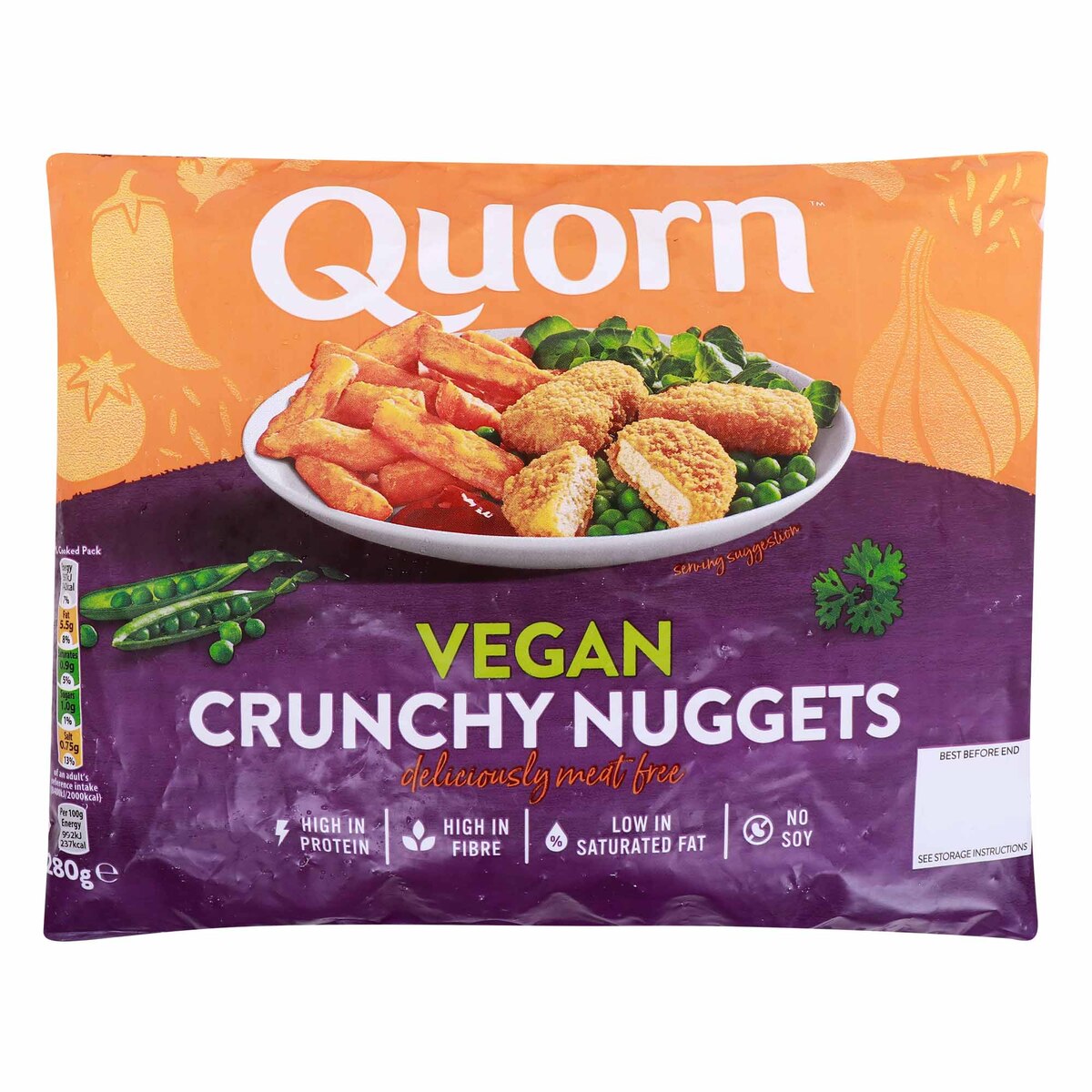 Quorn Vegan Crunchy Nuggets 280 g