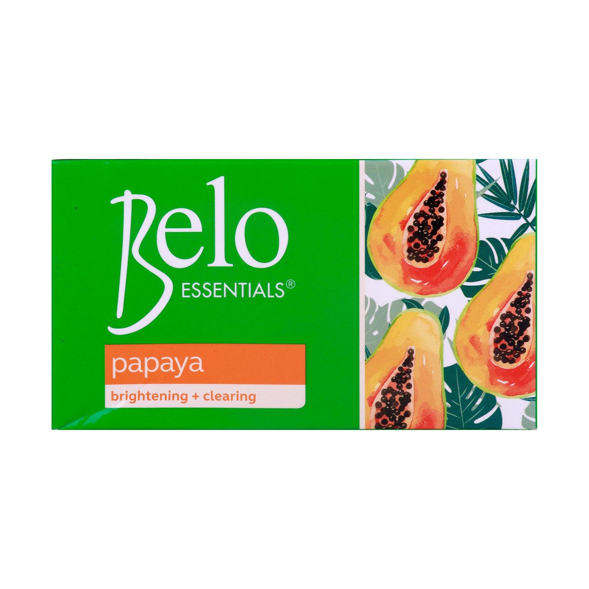 Belo Essentials Brightening + Clearing Papaya Soap, 135 g