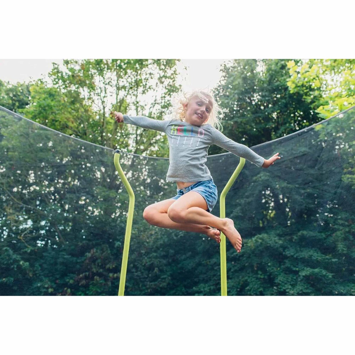Plum Springsafe Fun Trampoline With Safety Enclosure, 8 ft, 30377AD82