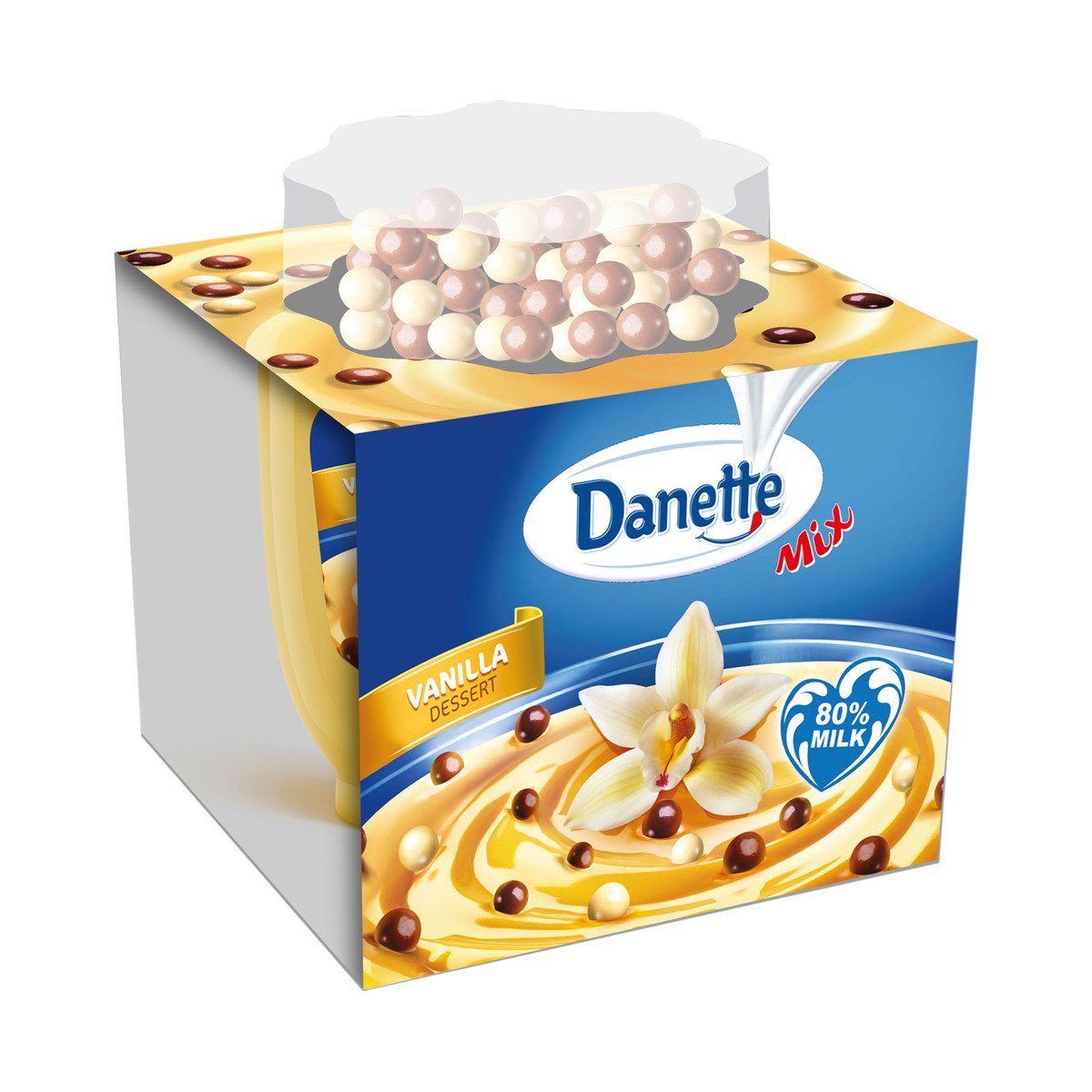 Danette Vanilla Dessert with Choco Balls 75 g