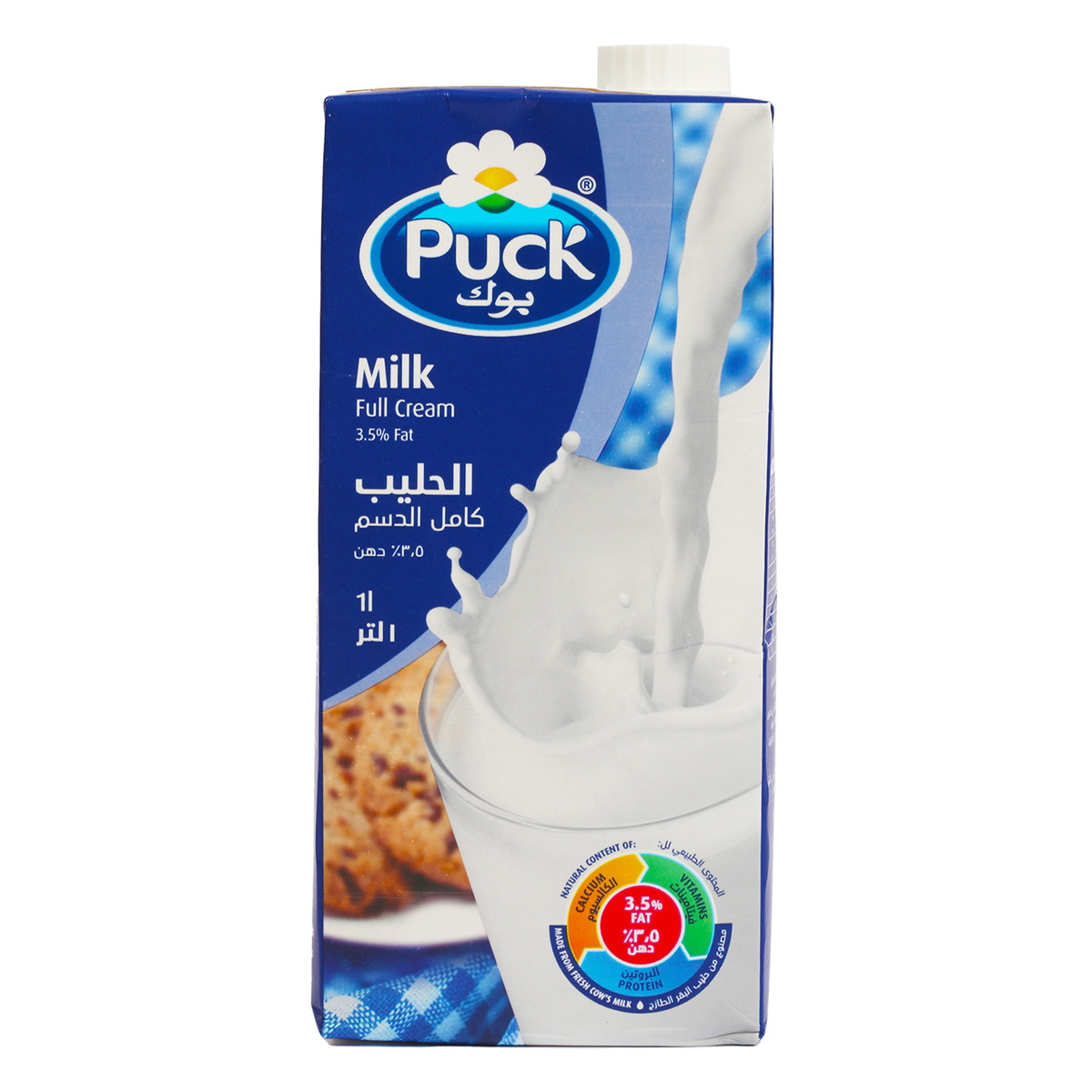 Puck UHT Milk Full Cream 4 x 1 Litre