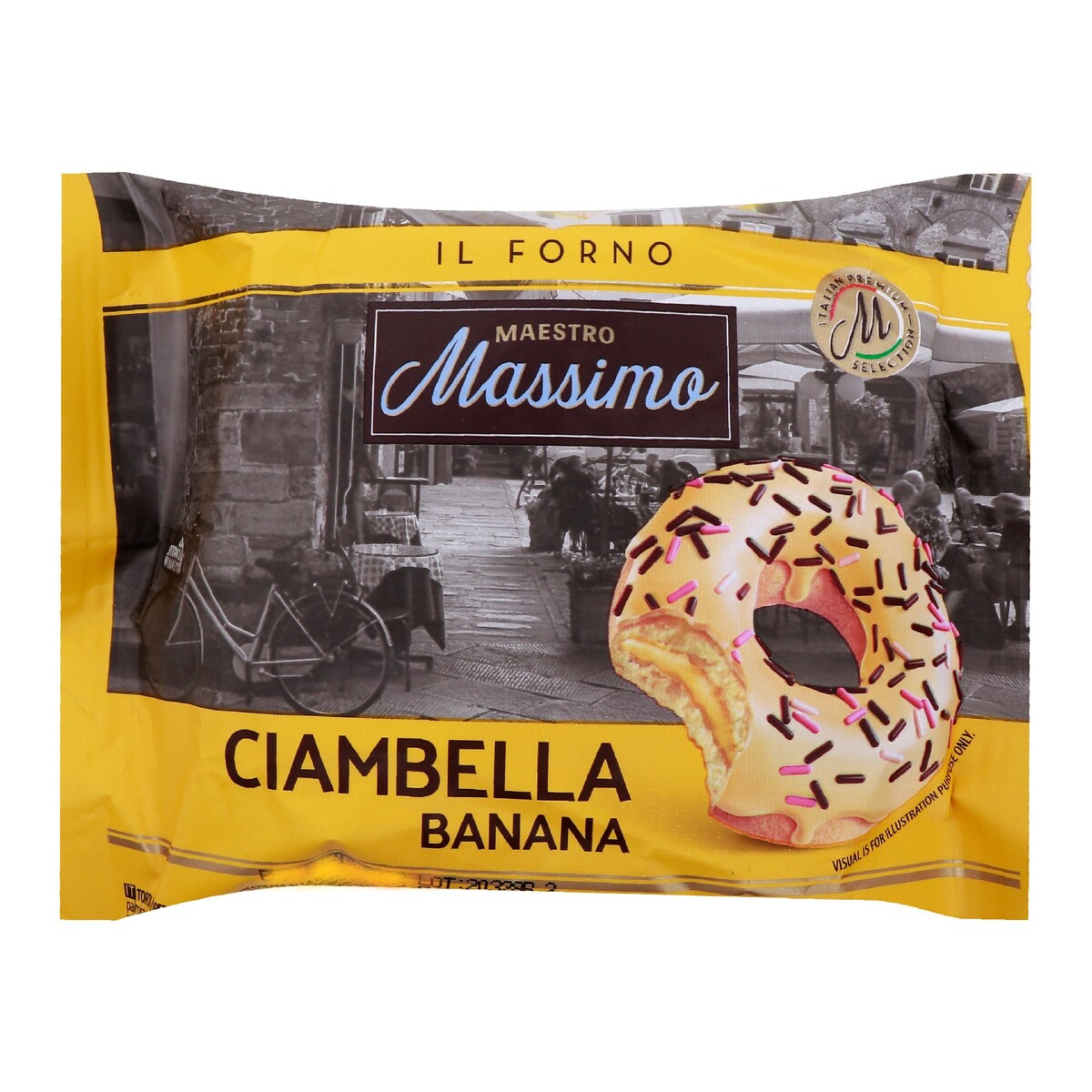 مايسترو ماسيمو سيامبيلا دونات بنكهة الموز 50 جم