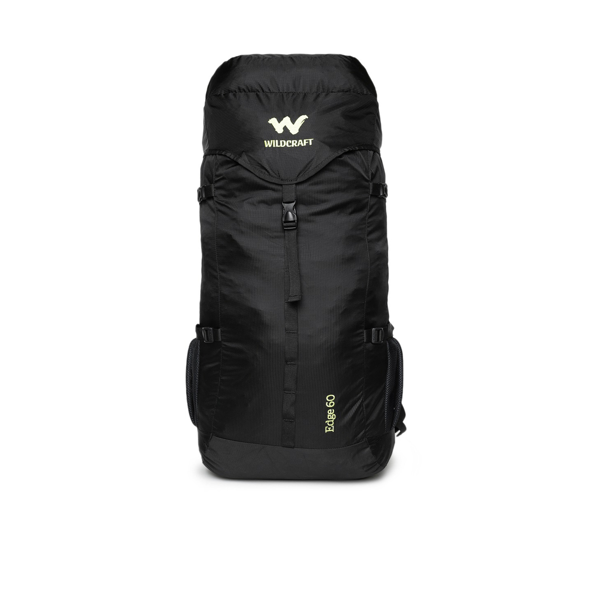 Wildcraft RS Edge 60 Camping Backpack, 60 L, Black