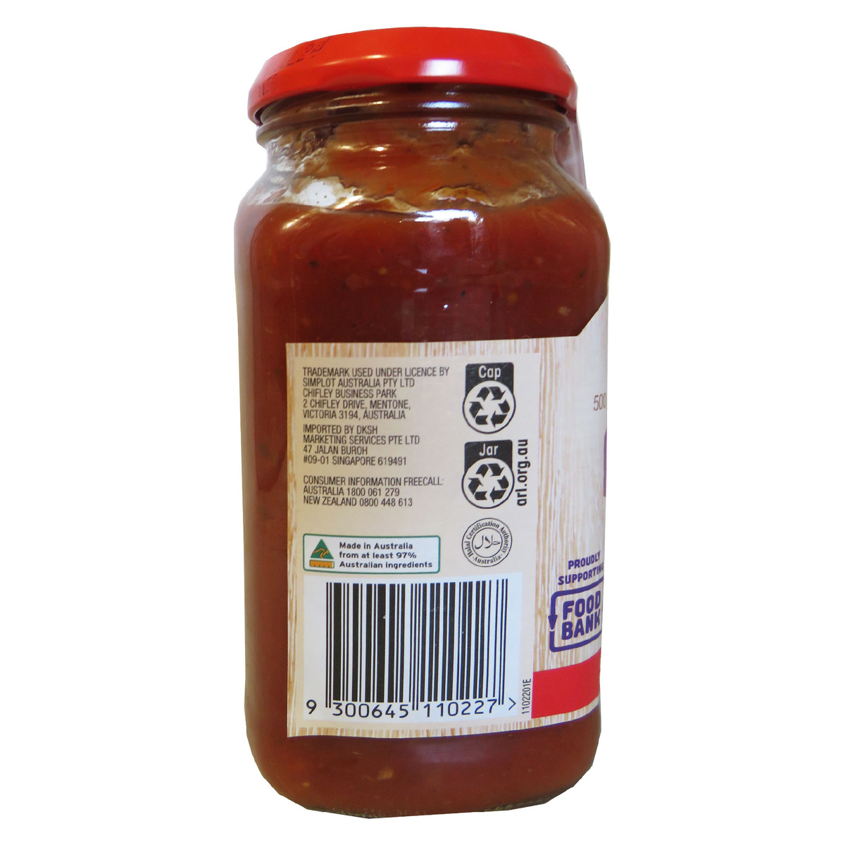 Leggo's Napoletana with Chunky Tomato Herbs Pasta Sauce 500 g