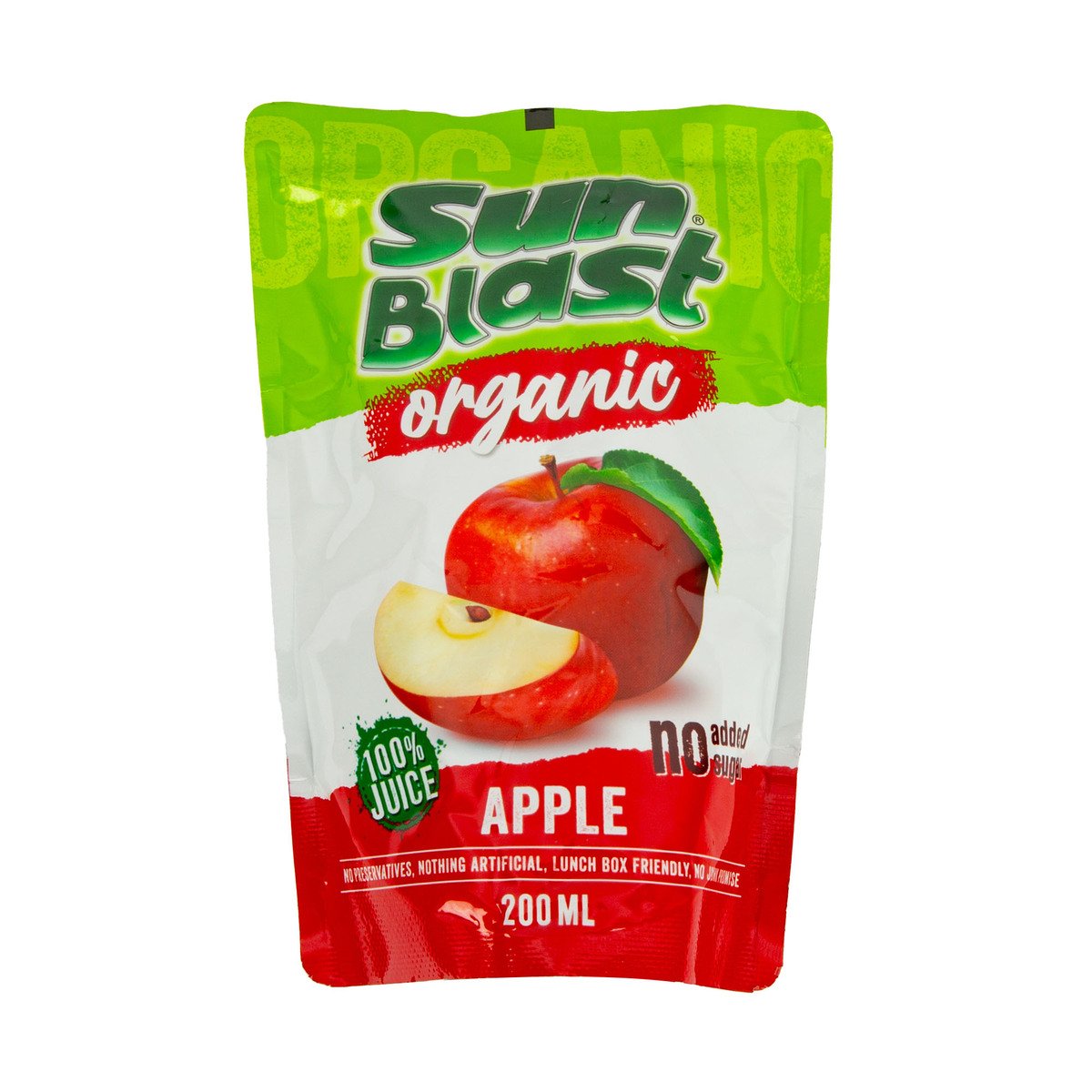 Sun Blast Organic Apple Juice 10 x 200 ml