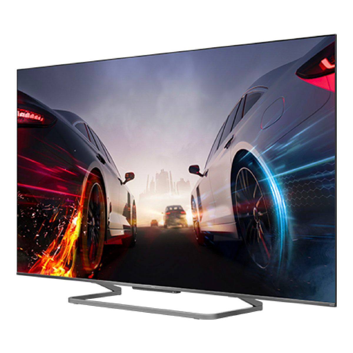 TCL 55 Inches 4K Android Smart QLED TV, Silver, 55C728