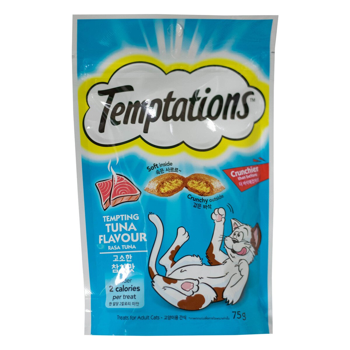 Temptations Tempting Tuna Flavour Cat Treats 75 g