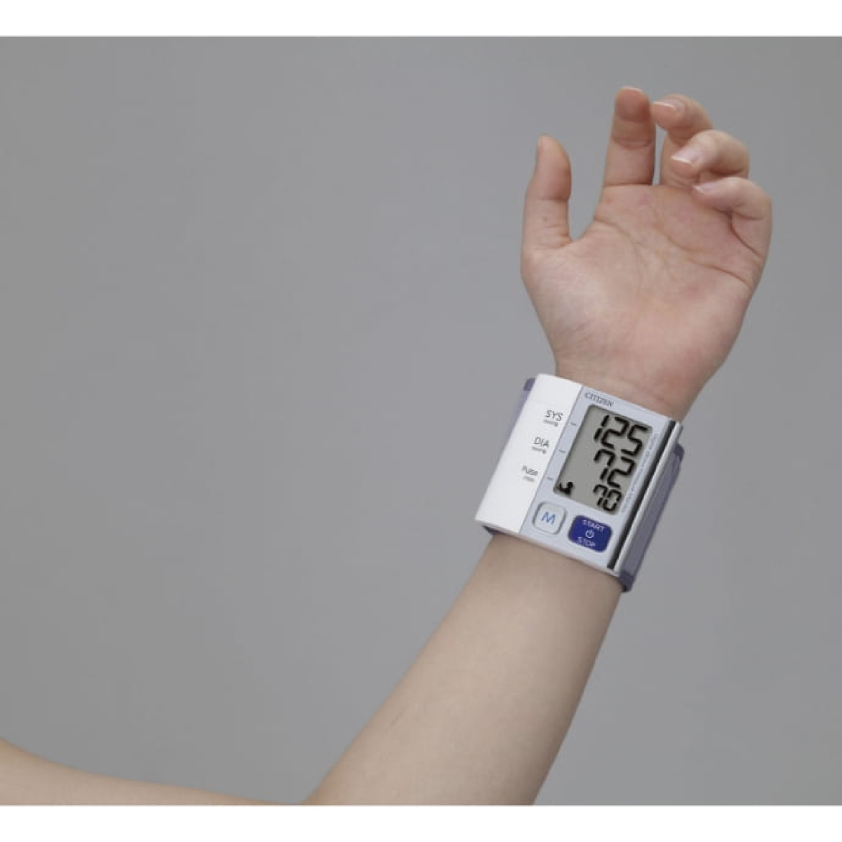 Citizen Wrist Digital Blood Pressure Monitor, White, CH-657