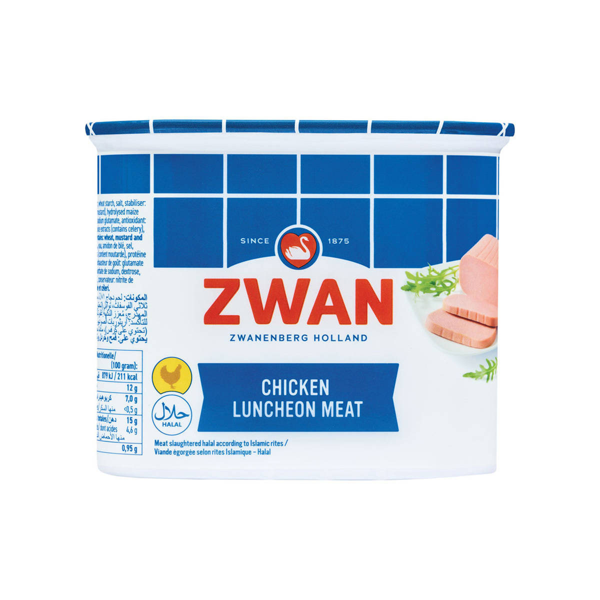 Buy Zwan Chicken Luncheon Meat 340 g Online at Best Price | Canned Luncheon Meat | Lulu Egypt in UAE