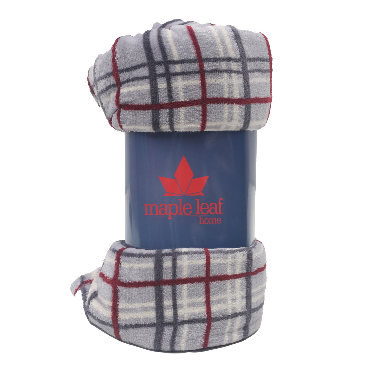 Maple Leaf Flannel Blanket 160 x 200cm Assorted
