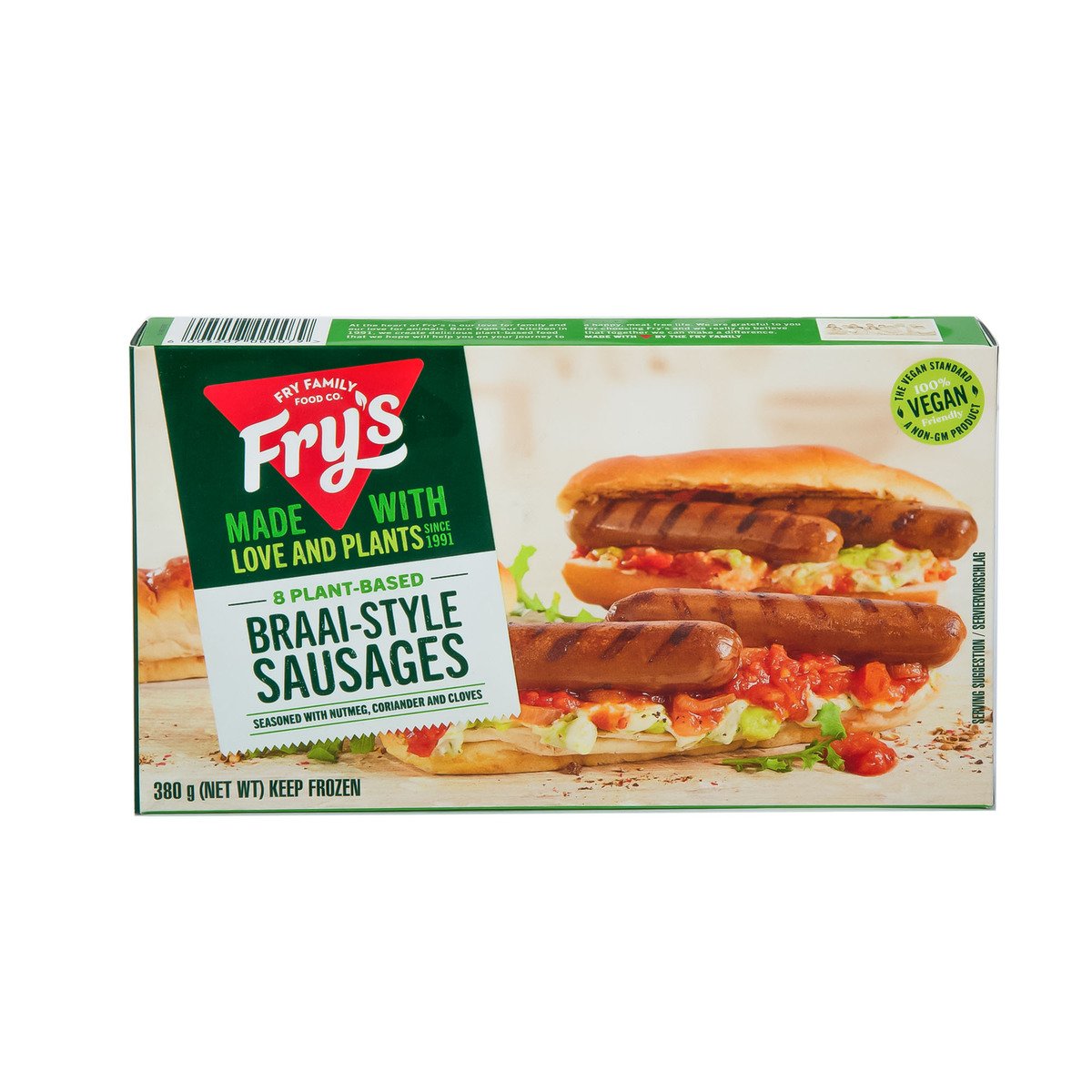 Fry's Vegan Braai Style Sausages 380 g