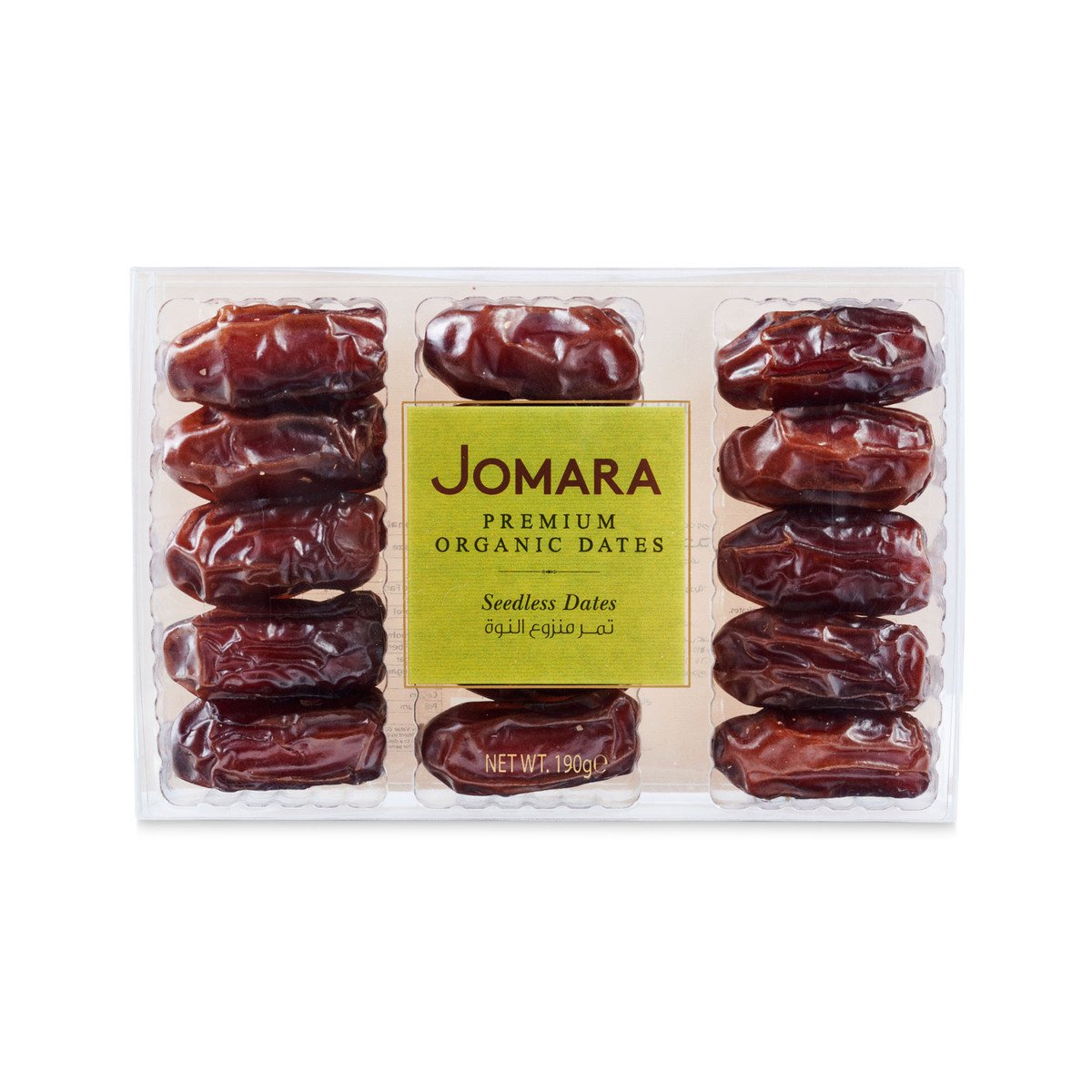 Jomara Organic Seedless Dates 190 g