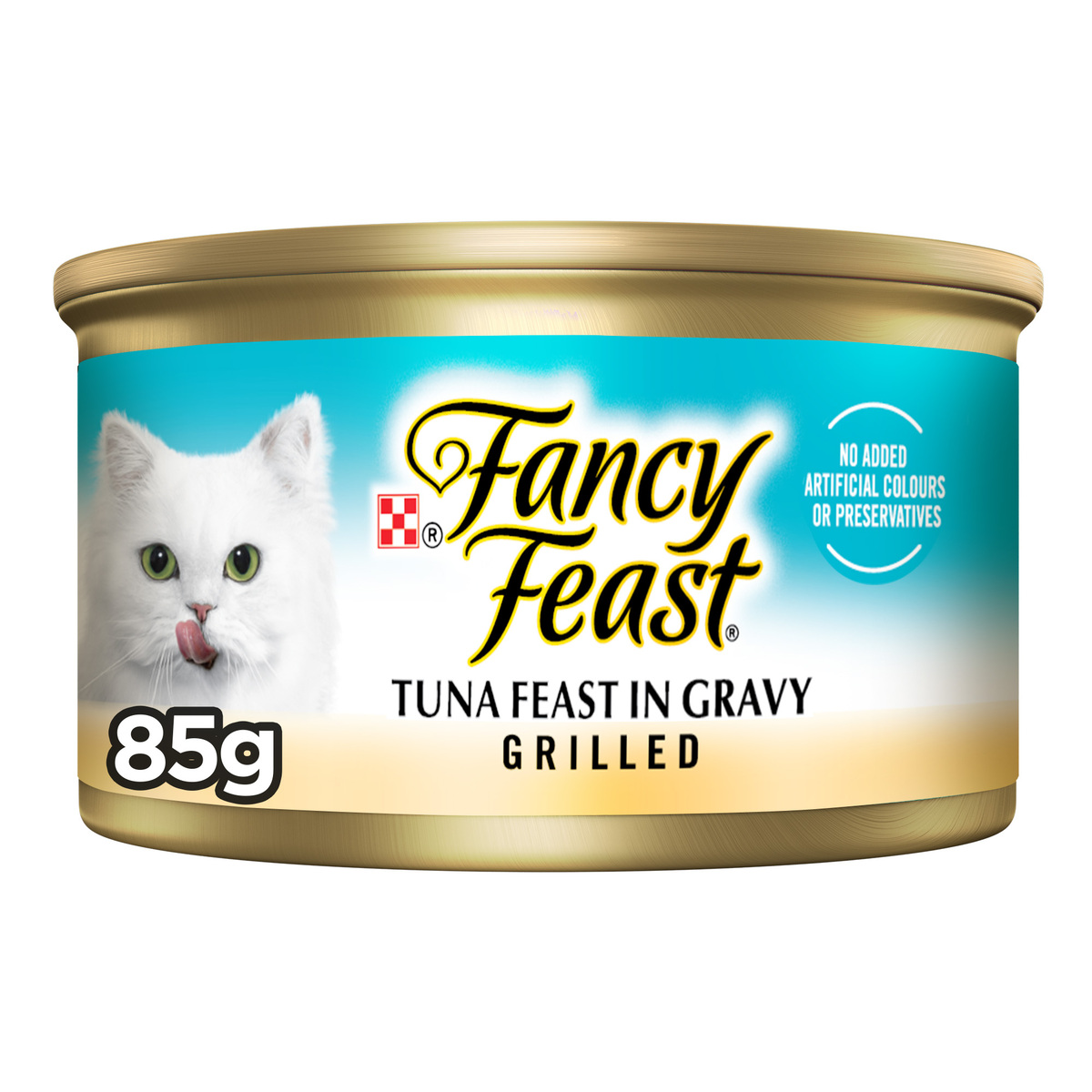 اشتري قم بشراء Purina Fancy Feast Grilled Tuna Feast In Gravy Cat Food 85 g Online at Best Price من الموقع - من لولو هايبر ماركت Cat Food في الامارات