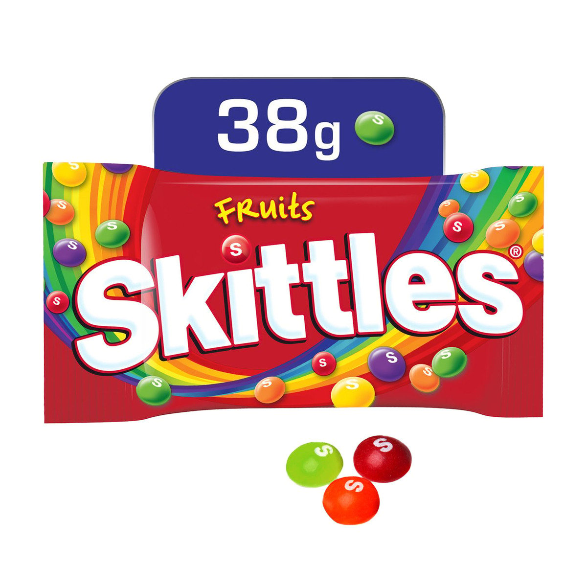 اشتري قم بشراء Skittles Fruit 38 g Online at Best Price من الموقع - من لولو هايبر ماركت Kids Chocolate في السعودية