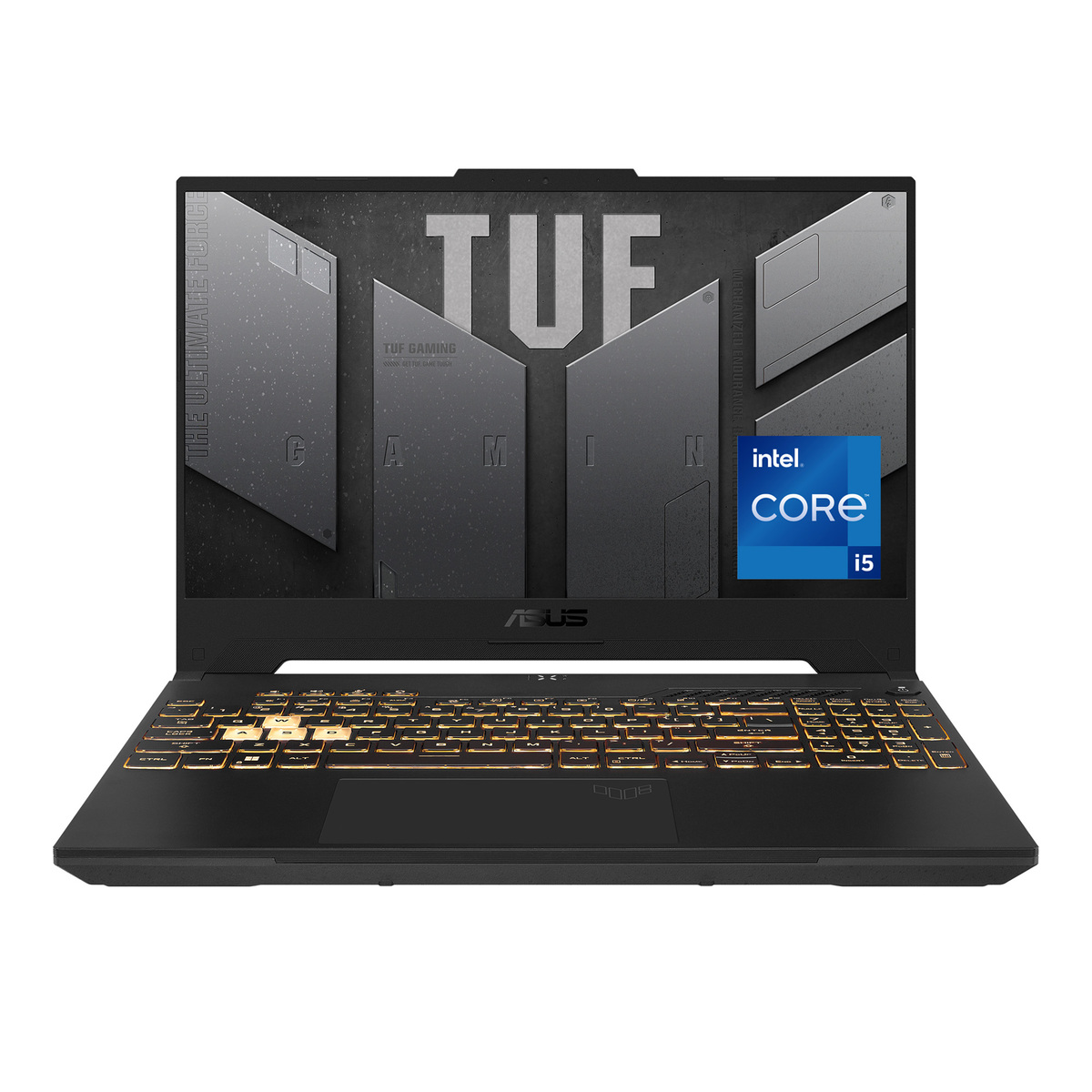 Asus TUF Gaming F15 Laptop, 15.6" FHD Display, 12th Gen Intel Core i5-12500H Processor, 16 GB RAM, 512 SSD, NVIDIA GeForce RTX 3050, Windows 11 Home, Mecha Gray, FX507ZC4-HN083W