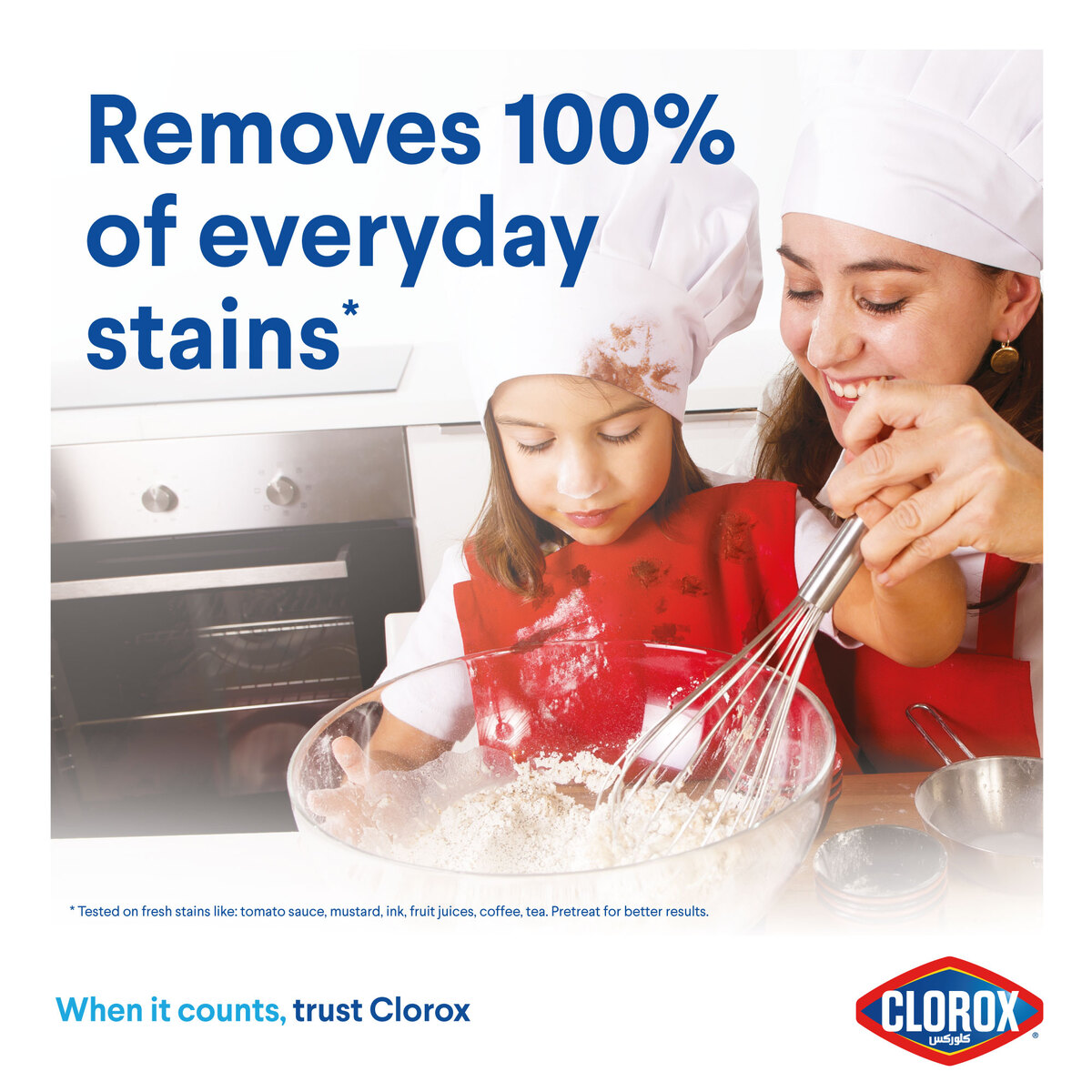 Clorox Liquid Stain Remover & Color Booster For White Clothes 900 ml