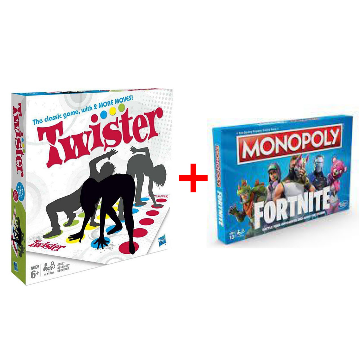 Hasbro Twister Mena + Monopoly Fortnite HSO10