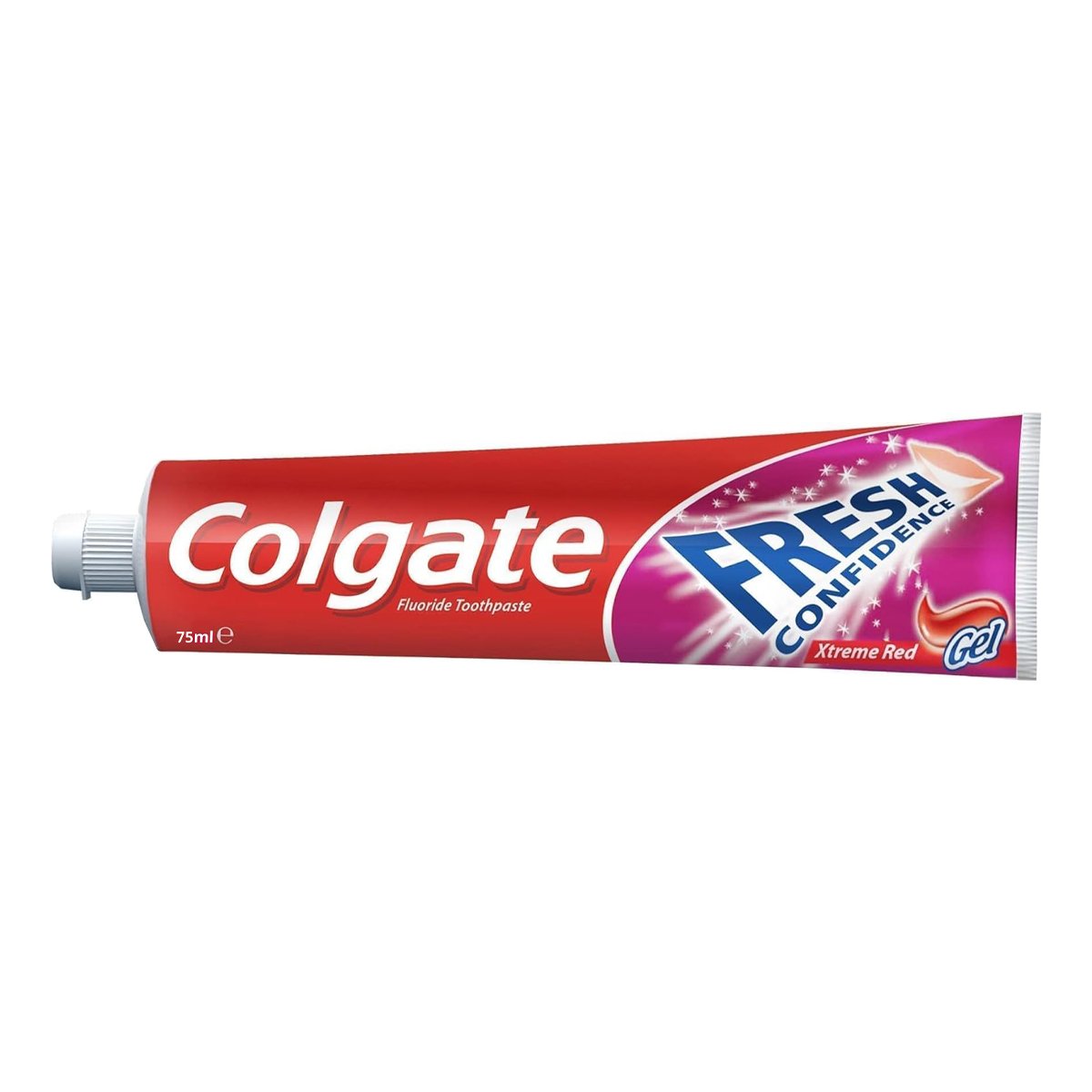 Colgate Fresh Confidence Xtreme Red Toothpaste Value Pack 4 x 75 ml