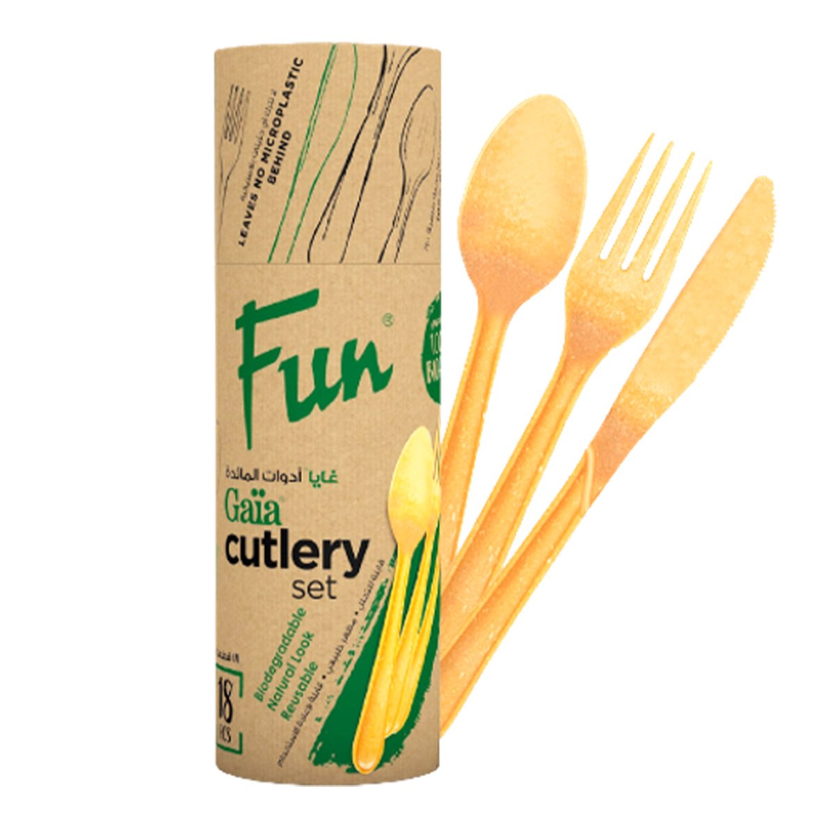 Fun Gaia Cutlery Set 18 pcs