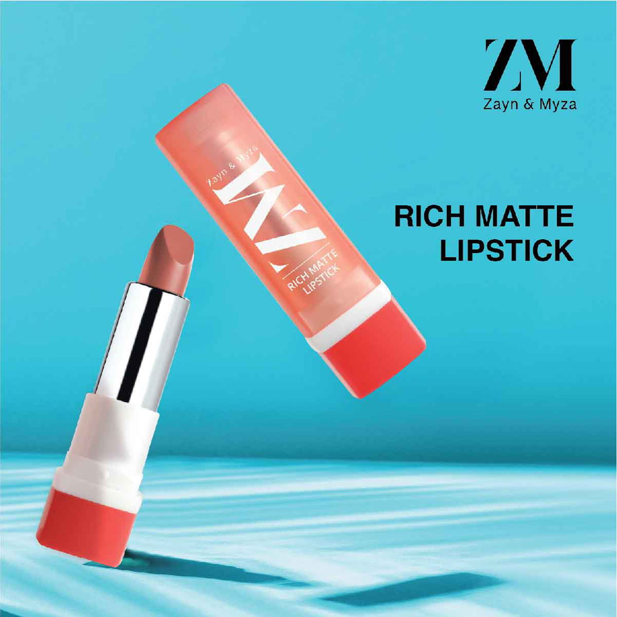 Zayn & Myza Rich Matte Lipstick, 14 Bestie Rich, 4.2 g