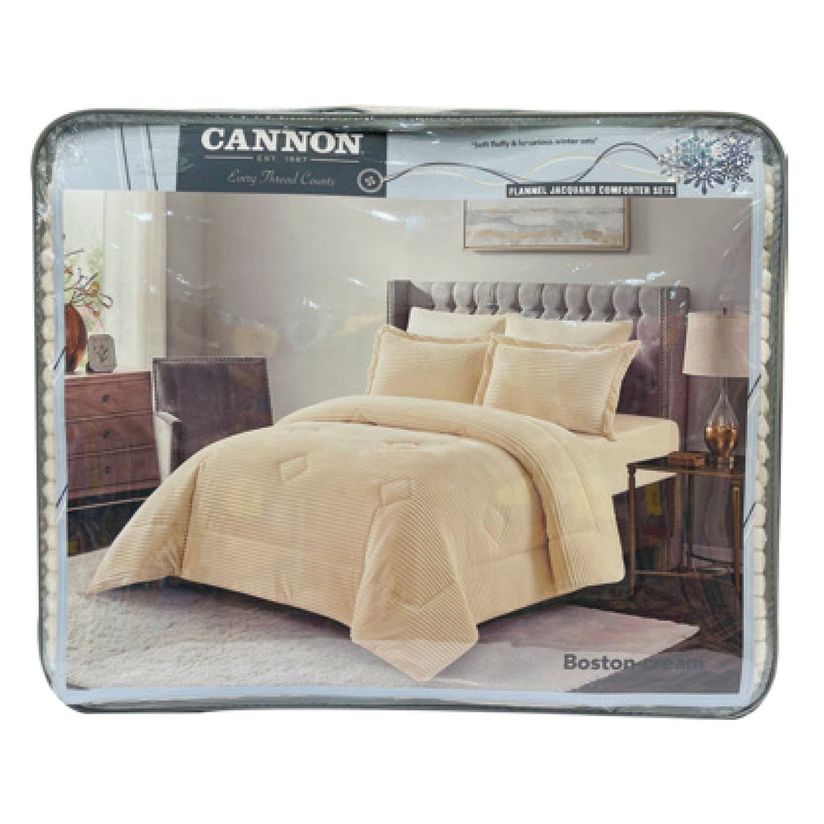 Cannon Comforter King 6pc Set Assorted