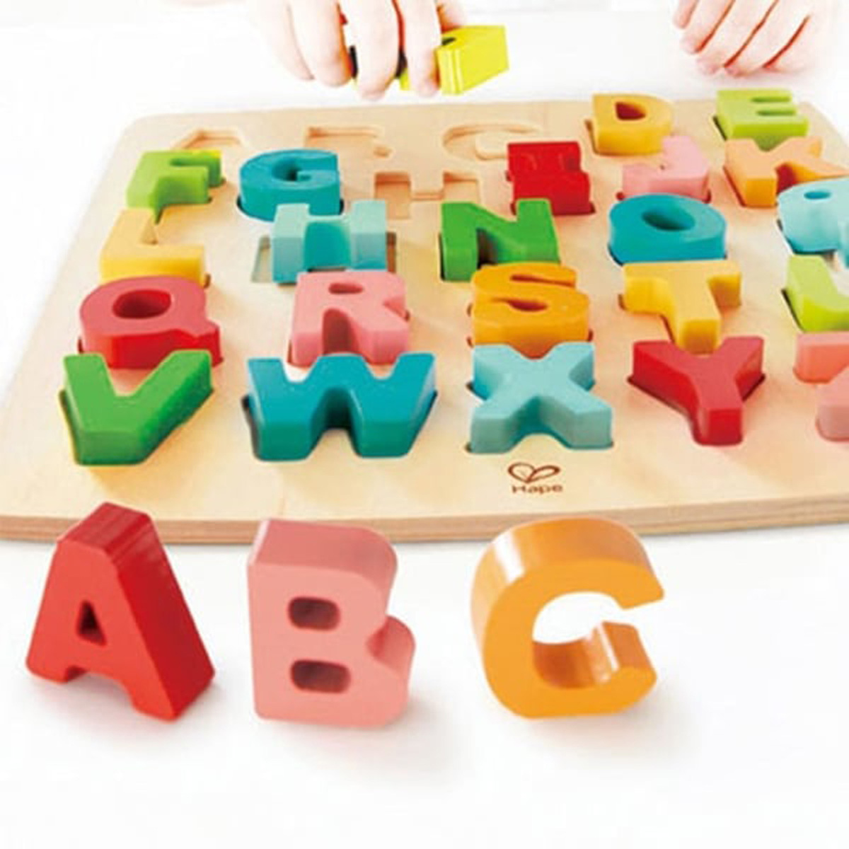 Hape Chunky Alphabet Puzzle Set for Kids, E1551