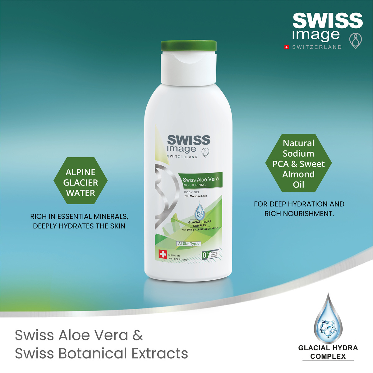 Swiss Image Aloe Vera Moisturizing Body lotion, 250 ml