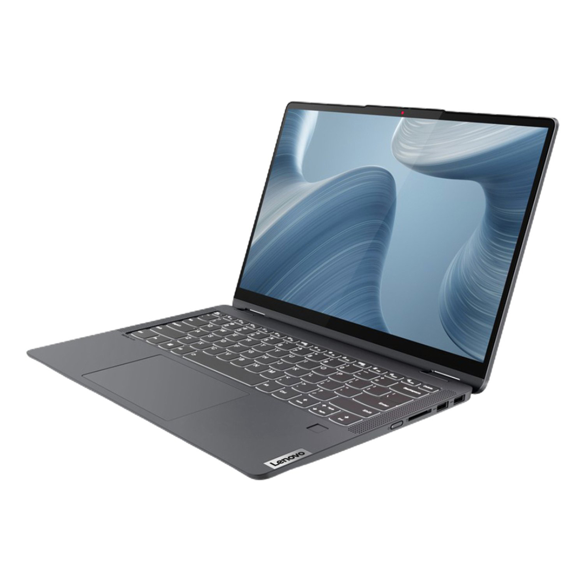 Lenovo Ideapad Flex 5  [82R70078AX] 2-in-1 Laptop-12th Gen,Intel Core i5-1235U,14inch WUXGA,512GB SSD,16GB RAM,Shared Intel Iris Xe Graphics,Windows 11 Home ,English & Arabic Keyboard , Grey