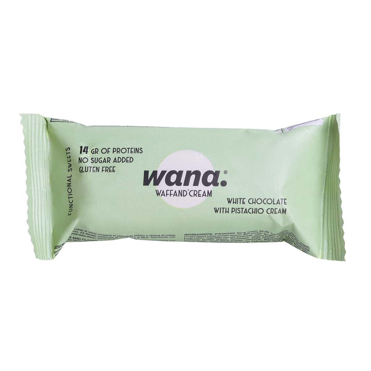 Wana Waffand'Cream White Choclate With Pistachio Cream 43 g
