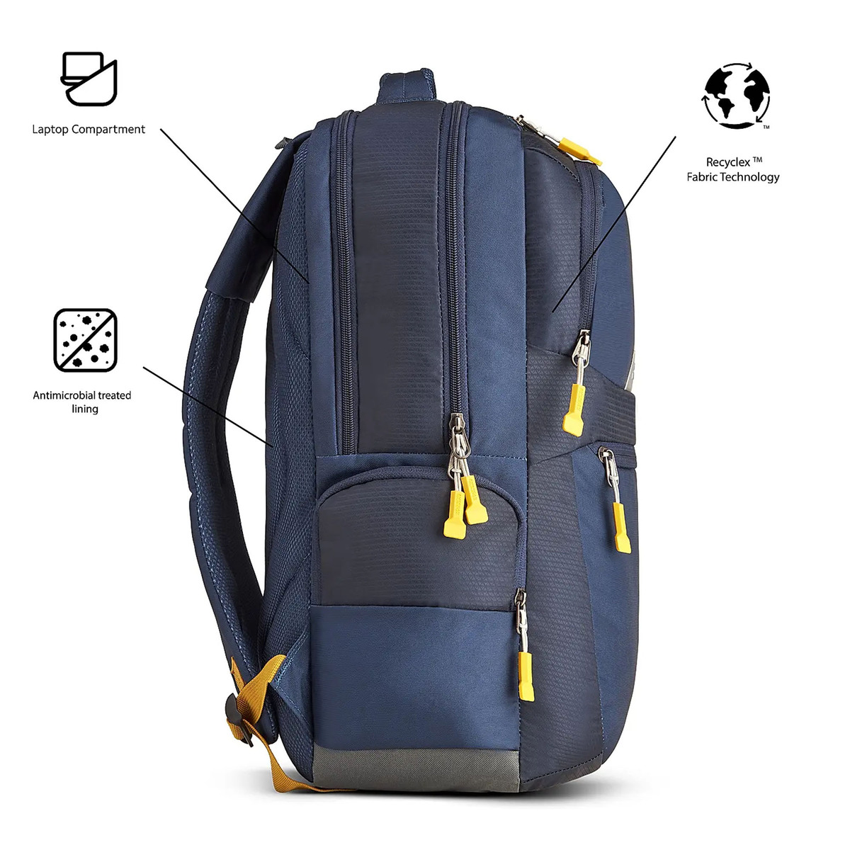 American Tourister Backpack Brett Q15 BTS Ink Blue