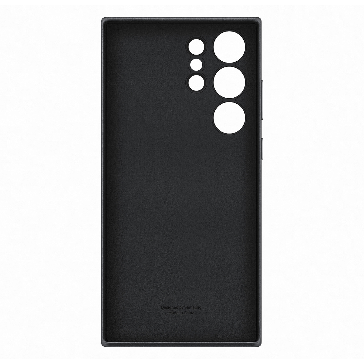 Samsung S23 Ultra Leather Case, Black, EF-VS918LBEGWW