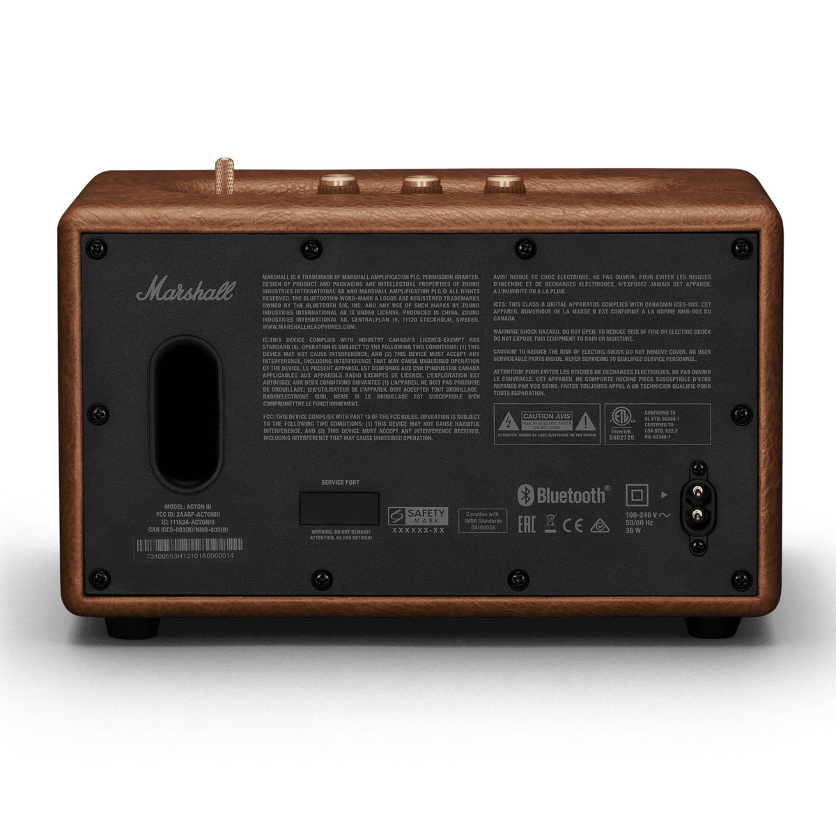 Marshall Bluetooth Speaker, Acton III, Brown