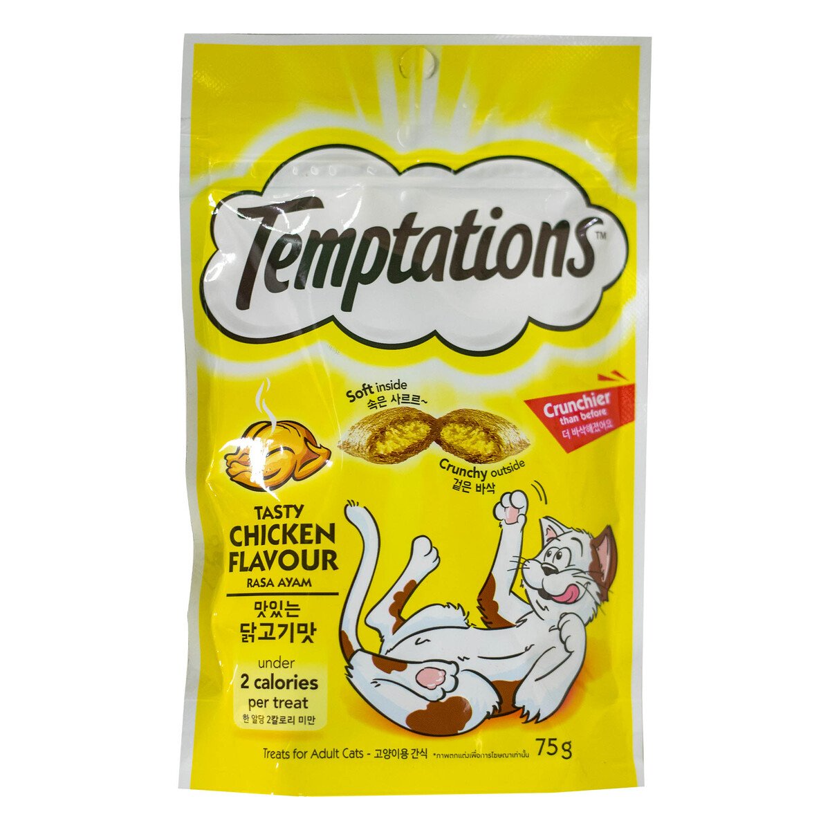 Temptations Tasty Chicken Flavour Cat Treats 75 g