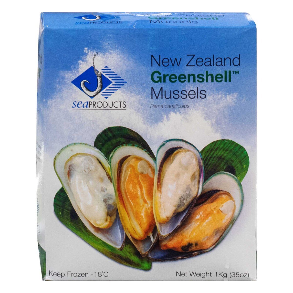 New Zealand Green Shell Mussels 1 kg